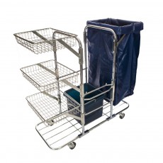 laundry bag and shelves