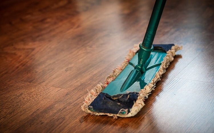 cleaning communal areas